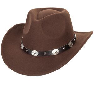 9236 Western Outback Felt Cowboy Hat For Women Cowgirls-fedora Rodeo-hat